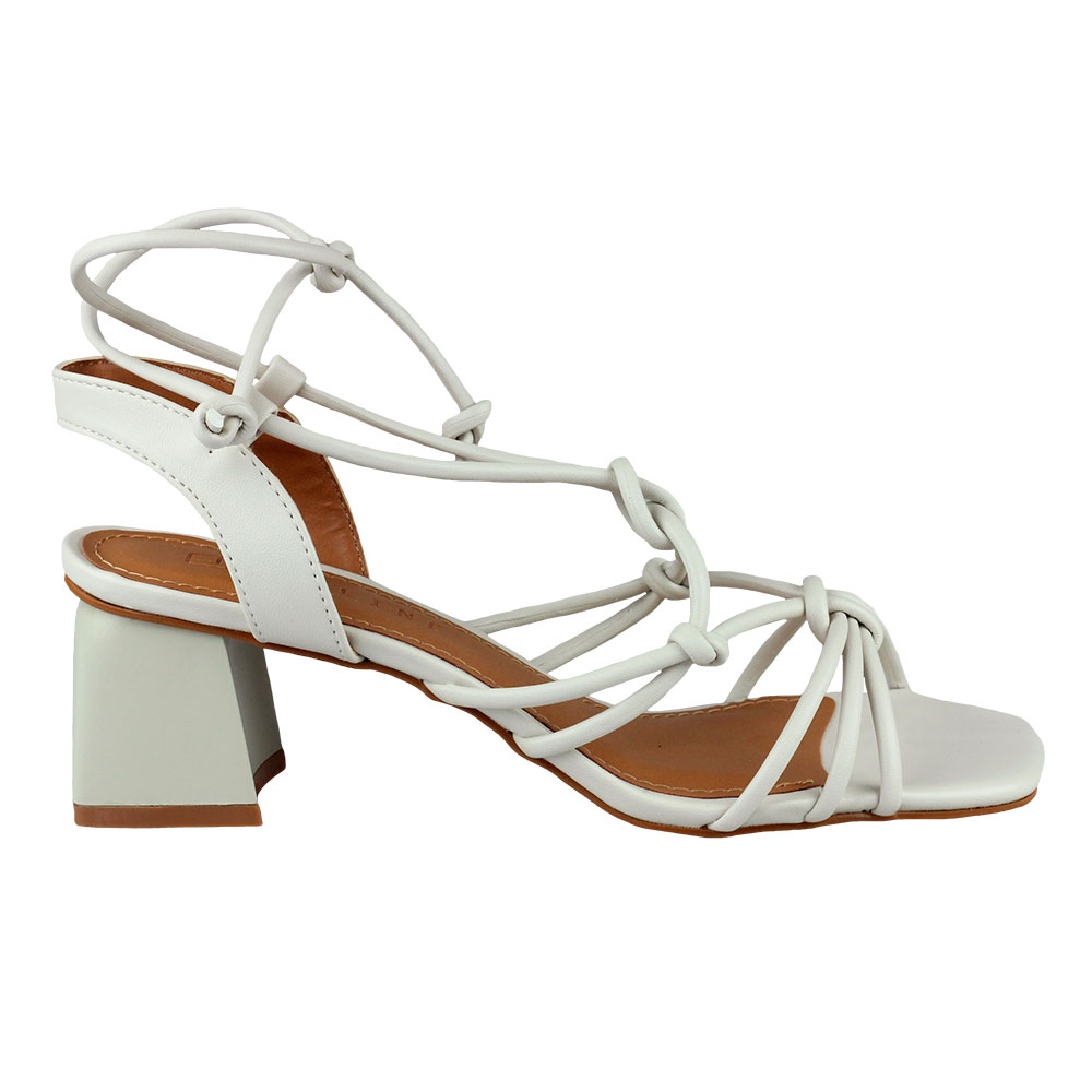 Sandália Feminina Offline Branco Ref.: 5460-21932 | Carioca Calçados