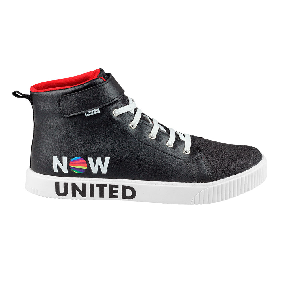 Tênis Now United Preto Ref.: 435195/BOTA | Carioca Calçados