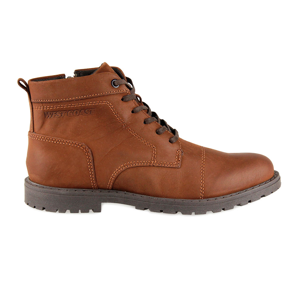 Bota Masculina West Coast Marrom Ref.: 129002/5 | Carioca Calçados